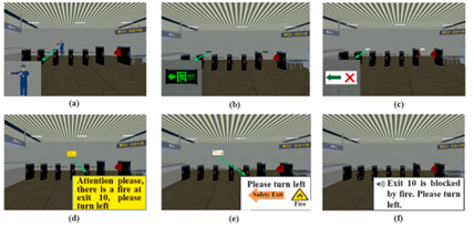 基于可編輯VR實(shí)驗(yàn)平臺(tái)的地鐵導(dǎo)引系統(tǒng)對(duì)比實(shí)驗(yàn)設(shè)置